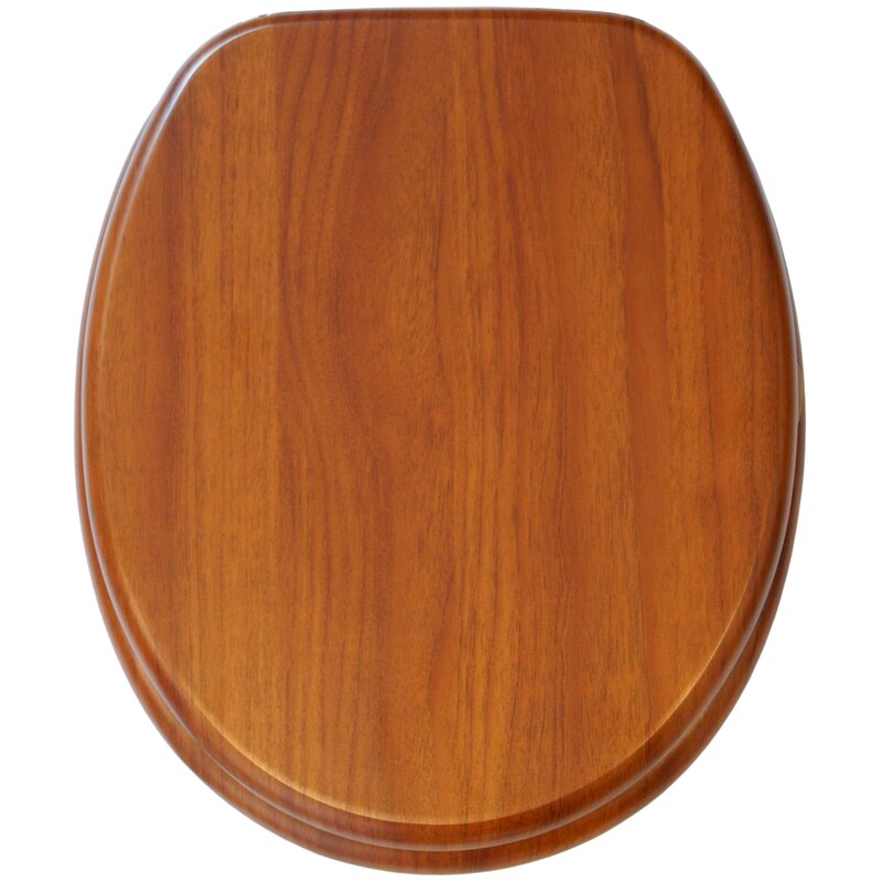 Sanilo Mahogany Elongated Toilet Seat Wayfair.co.uk